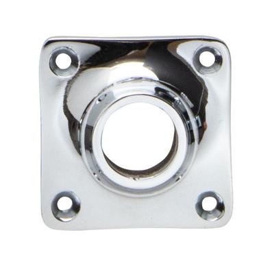 De Oude Deurklink Rozet - Vierkant glanzend Nikkel