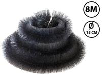 JONSKA Bird Blocker - 8 meter - ø15 cm - Vogelwering voor Zonnepanelen - Dakgoot-Egel / Dakgootborstel / Gootborstel / Gootdrain / Dakgootbescherming - thumbnail