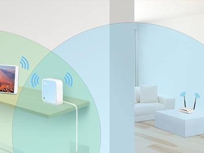 TP-Link TL-WR802N Router Blauw