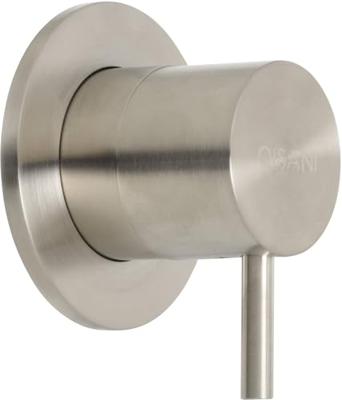 Qisani Flow wastafelkraan afbouwdeel met 250mm uitloop rvs geborsteld