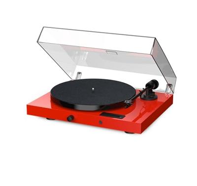 Pro-Ject Jukebox E1 OM5e Platenspeler Ingebouwde Versterker 2x25w - Rood Pro-Ject Jukebox E1 OM5e Platenspeler Ingebouwde Versterker 2x25w - Rood