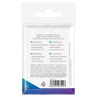 Ultimate Guard Board Game Sleeves (50) - Mini European