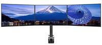 Iiyama DS1003C-B1 Flex Desk Mount Triple Mon - thumbnail