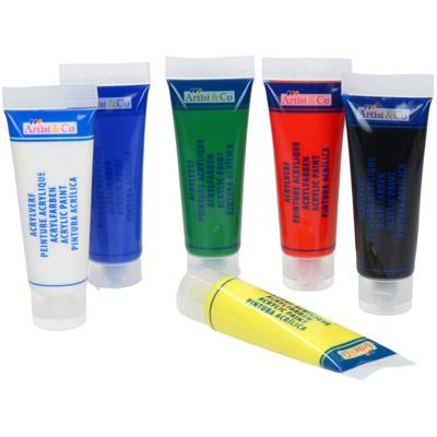 Acrylverf in Tube, 6st.