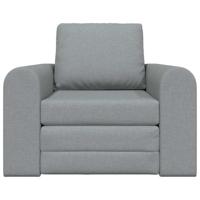 Slaapbank Lichtgrijs 98 x 71 x 83 cm Stof - thumbnail