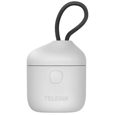 Telesin Allin Charger Box opbergbox voor 3 GoPro Hero 9/10/11/12 batterijen met USB-C-kabel
