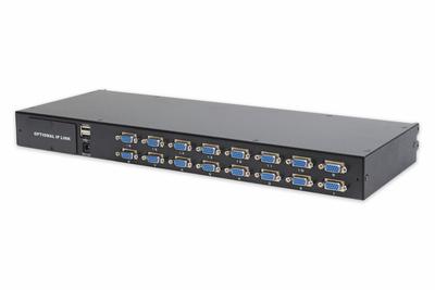 Digitus DS-72214 KVM-switch Rack-montage Zwart