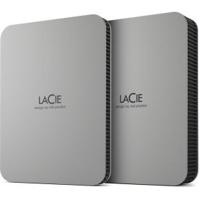 LaCie Mobile Drive 1TB v2 USB-C Moon Silver w/Rescue - thumbnail