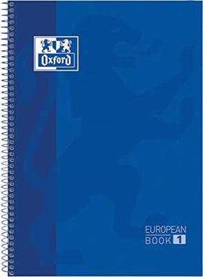 Notitieboek Oxford Classic Europeanbook A4+ 4-gaats lijn 80vel donkerblauw | 5 stuks Notitieboek Oxford Classic Europeanbook A4+ 4-gaats lijn 80vel donkerblauw | 5 stuks