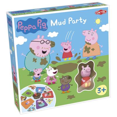 Tactic gelukspel Peppa Pig Mud Party junior 27,5 x 6,5 cm karton
