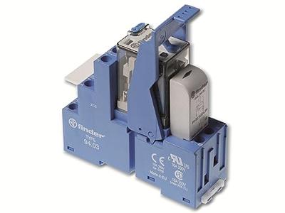Finder 58.33.9.024.0050 Relaismodule Nominale spanning: 24 V/DC Schakelstroom (max.): 10 A 3x wisselcontact Tray 1 stuk(s)