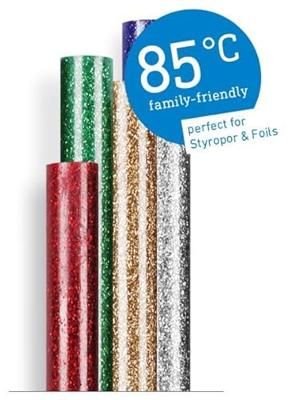 Steinel KLEBESTICKS 85°C 7MM GLITZER 96G Lijmstick 7 mm 150 mm Bont, Glittereffect, Goud, Zilver, Rood, Groen, Blauw 96 g 16 stuk(s)