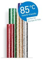 Steinel KLEBESTICKS 85°C 7MM GLITZER 96G Lijmstick 7 mm 150 mm Bont, Glittereffect, Goud, Zilver, Rood, Groen, Blauw 96 g 16 stuk(s) - thumbnail