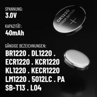 Absina Knoopcel CR1220 3 V 5 stuk(s) Lithium - thumbnail