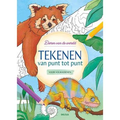 Tekenen van punt tot punt voor volwassenen Dieren van de wereld Tekenen van punt tot punt voor volwassenen Dieren van de wereld