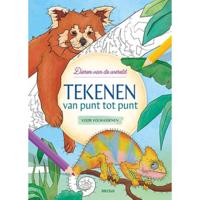 Tekenen van punt tot punt voor volwassenen Dieren van de wereld - thumbnail