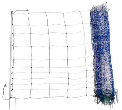 AKO titannet 145 blauwwit 25m 145cm dubbele pen