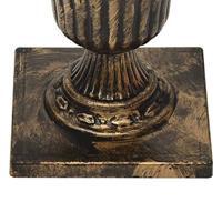 VidaXL Kunstkerstboom met verlichting en pot 120 cm pvc wit - thumbnail