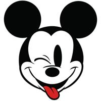Noordwand Komar Dots Behangcirkel Disney - Mickey Mouse - Head Optimism - DD1-057 - thumbnail
