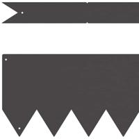 Gazonranden 10 pcs Zwart 100 x 0.5 x 15 cm Staal - thumbnail