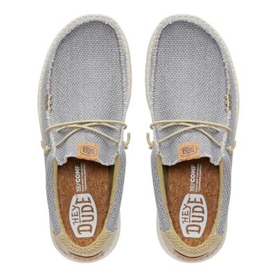 Heydude Instappers Wally Braided Flannel HD40003-1YF Grijs-42 maat 42