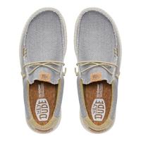 Heydude Instappers Wally Braided Flannel HD40003-1YF Grijs-41 maat 41 - thumbnail