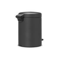 Brabantia pedaalemmer Newlcon 5 liter mineral infinite grey - thumbnail