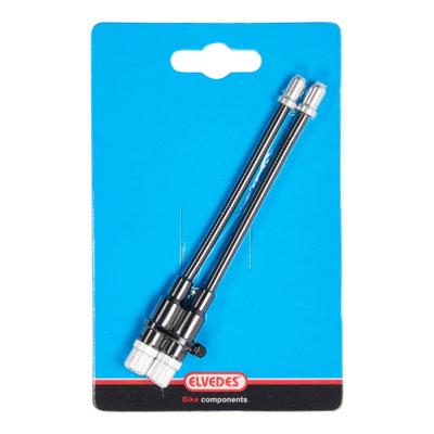 Elvedes Cable Systems BV Verstelbare flex v-brake kabelpijpje elvedes lichtmetaal - zwart (2 stuks)