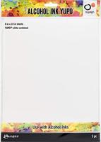 Ranger Ink Ranger • tim holtz yupo papier alcohol inkt wit 20x25cm - thumbnail