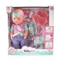Jonotoys Tutu baby doll leuke speel pop met accessoires - thumbnail
