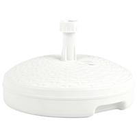 Parasolvoet gevuld met zand/water 20 L kunststof wit - thumbnail