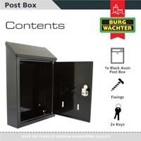 Brievenbus Avon - zwart - thumbnail