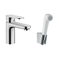 Hansgrohe Wastafelmengkraan Vernis Blend Eengreeps 100 Met Handdouche en Doucheslang 160 cm Chroom - thumbnail