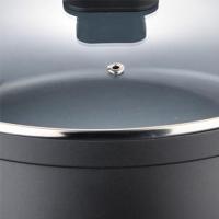 Pot met Glazen Deksel San Ignacio Bistro SG6427 Mat zwart Gegoten aluminium Verval - thumbnail