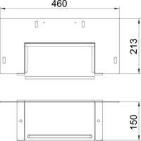 OBO Bettermann 7216480 Wandaansluitpaneel Metaal 1 stuk(s) - thumbnail