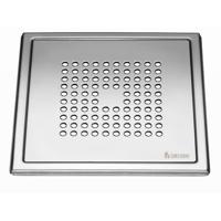 Afvoerrooster Smedbo Outline Met Vierkant Patroon 20 x 20 x 0.55 cm Chroom - thumbnail