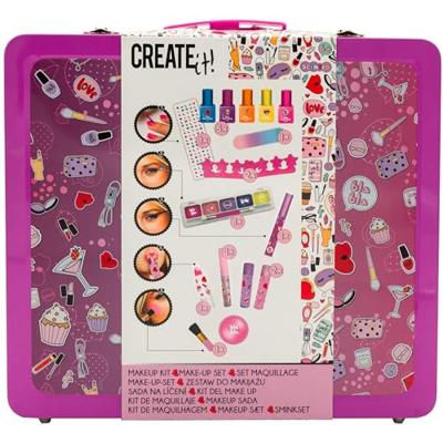 Create It Make-Up Koffer Tin Neon en Glitters Create It Make-Up Koffer Tin Neon en Glitters