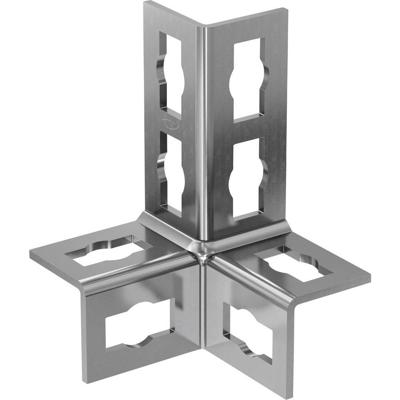 Fischer PFUF 3D A4 Montagehoek RVS 577095 10 stuk(s)