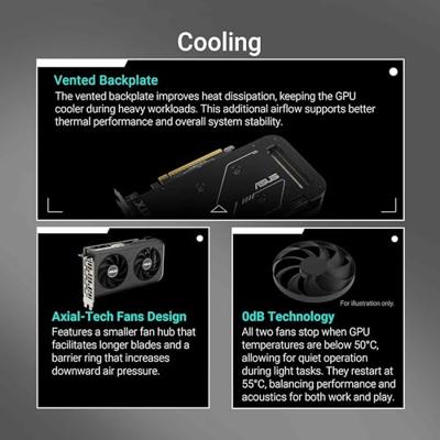 Videokaart Asus Dual GeForce RTX 5050 OC 8 GB GDDR6