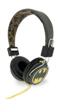 OTL Batman Childrens 'Vintage' thema opvouwbare oorschelp bedrade hoofdtelefoon - zwart - thumbnail
