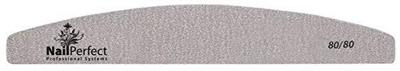 NailPerfect Tools Halfmoon File 80/80 1Stuks