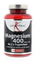 Lucovitaal Magnesium 400 met B6 en L-Tryptofaan 120 Capsules - thumbnail