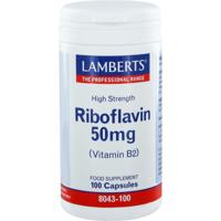 Lamberts Riboflavine 50mg Capsules - thumbnail