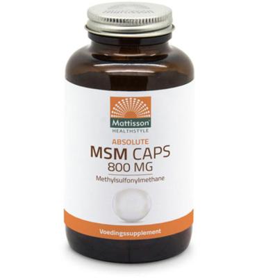Mattisson MSM 800mg 180 Vegetarische capsules