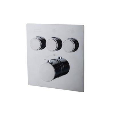 Wiesbaden Afbouwdeel 3-wegs Caral Klik Thermostatisch Chroom