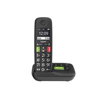 Gigaset E290A DECT/GAP Draadloze DECT-telefoon Compatibel voor hoorapparatuur, Antwoordapparaat, Handsfree, Babyfoon Zwart - thumbnail