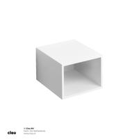 Badmeubelkast Clou Hammock Open Vierkant 40cm Mat Wit - thumbnail