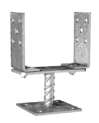 Connex Paalhouder U Op Plaat 65->150 Vvz - HV4269