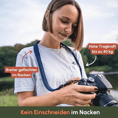 C-Rope Traveler camera strap Navy Blue, 140cm Paracord