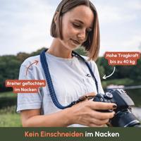 C-Rope Traveler camera strap Navy Blue, 140cm Paracord - thumbnail